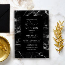 Mariage en marbre noir 2
