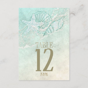 Invitation Mariage en mousse de mer ID837