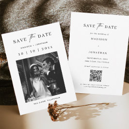 Invitation Mariage Enregistrer La Date Photo