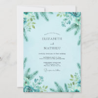 Mariage Épicéa Eucalyptus Bleu Glaçon
