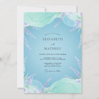 Mariage Eucalyptus à la Clématite Lilas Azur