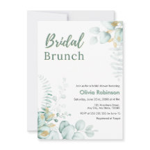 Mariage Eucalyptus Or Brunch de Mariée Enterrement