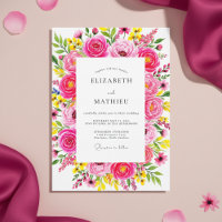 Mariage Explosion Florale Rose Luxuriante