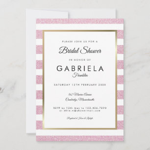 Invitation Mariage Fête de Fiançailles Strass Rose Pâle Rayur