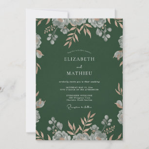 Invitation Mariage Feuille de Chasseur