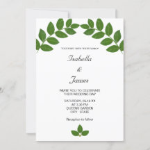 Mariage Feuille Green Laurel