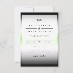 Invitation Mariage Fierté Agender Élégant 