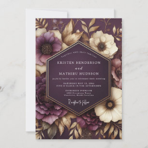 Invitation Mariage Fleur de Prunier Éthérée