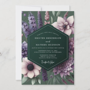 Invitation Mariage Fleur Enchantée de Prunier
