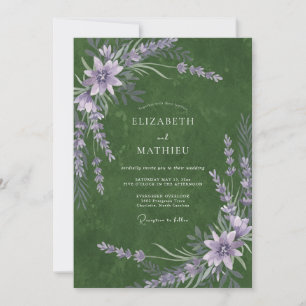 Invitation Mariage Fleur Sauvage de Prunellier