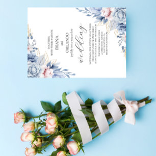 Invitation Mariage Fleur sauvage Elegant Boho