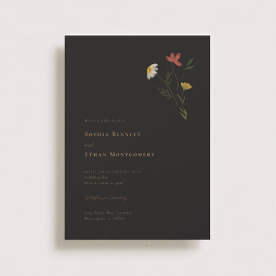 Invitation Mariage Fleur sauvage Leander