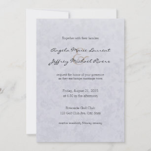 Invitation Mariage Fleur sauvage Lilac Blush