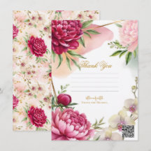 Mariage Fleural Glam Peony & Orchid Garden