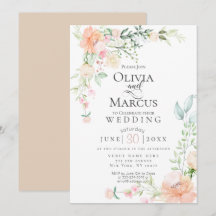 MARIAGE | Fleurs d'aquarelle Pastel Spring