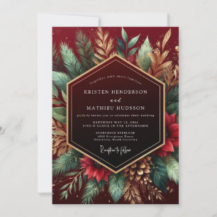 Invitation Mariage Floraison de Bourgogne en Forêt