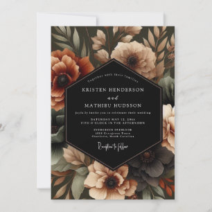 Invitation Mariage Floral Ambreux et Maussade