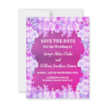 Mariage Floral Anémonique Rose Violet Enregistrer