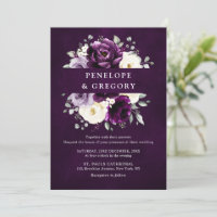 Mariage Floral blanc blanc blanc de prune d'auberg