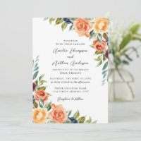 Mariage floral botanique multicolore