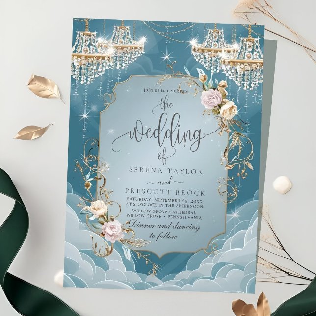 Invitation Mariage floral brillant (Créateur téléchargé)