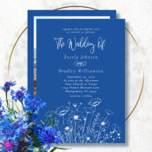 Mariage Floral de Fleur Sauvage Blanche Simple Ble