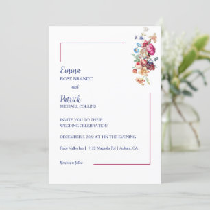 Invitation Mariage Floral Elegance