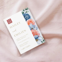 Mariage floral élégant moderne