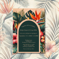 mariage floral exotique tropical hawaïen coloré