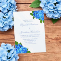 Mariage Floral Hydrangea Bleu