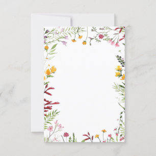 Invitation Mariage floral jardin budget vierge