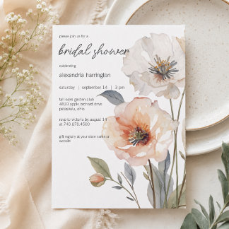 Invitation Mariage Floral Moderne