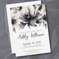 Mariage Floral Noir et Blanc
