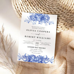 Invitation Mariage Floral Porcelain Floral