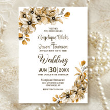 Mariage floral rustique d'automne
