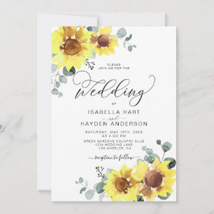 Invitation Mariage floral rustique de la chute élégante des t