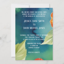 Mariage Floral Tropical Aquarelle Hibiscus Aloha