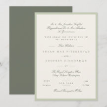 Mariage Formel au Pistache Doux