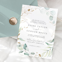 Mariage Formel de Feuillage Aérien et Feuille d'Or