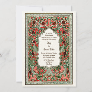 Invitation Mariage frontalier de la grenade victorienne