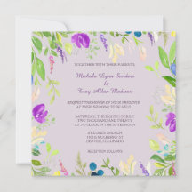 Mariage frontalier floral de l'orchidée aquarelle