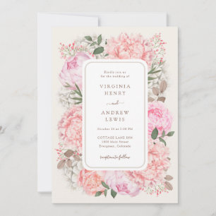Invitation Mariage Garden moderne