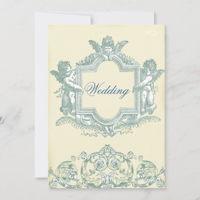 Invitation Mariage Georgiana (Crème) (Devant)