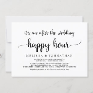 Invitation Mariage heureux pour toujours Fuite heureuse