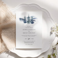 Mariage hivernal simple de pins de montagne