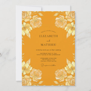 Invitation Mariage Honey Rose