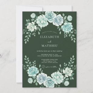 Invitation Mariage Hunter Icy Petal