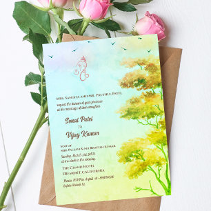 Invitation Mariage indien hindou Ganesha