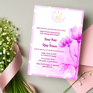 Invitation Mariage indien hindou Ganesha