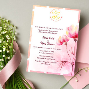 Invitation Mariage indien hindou Ganesha